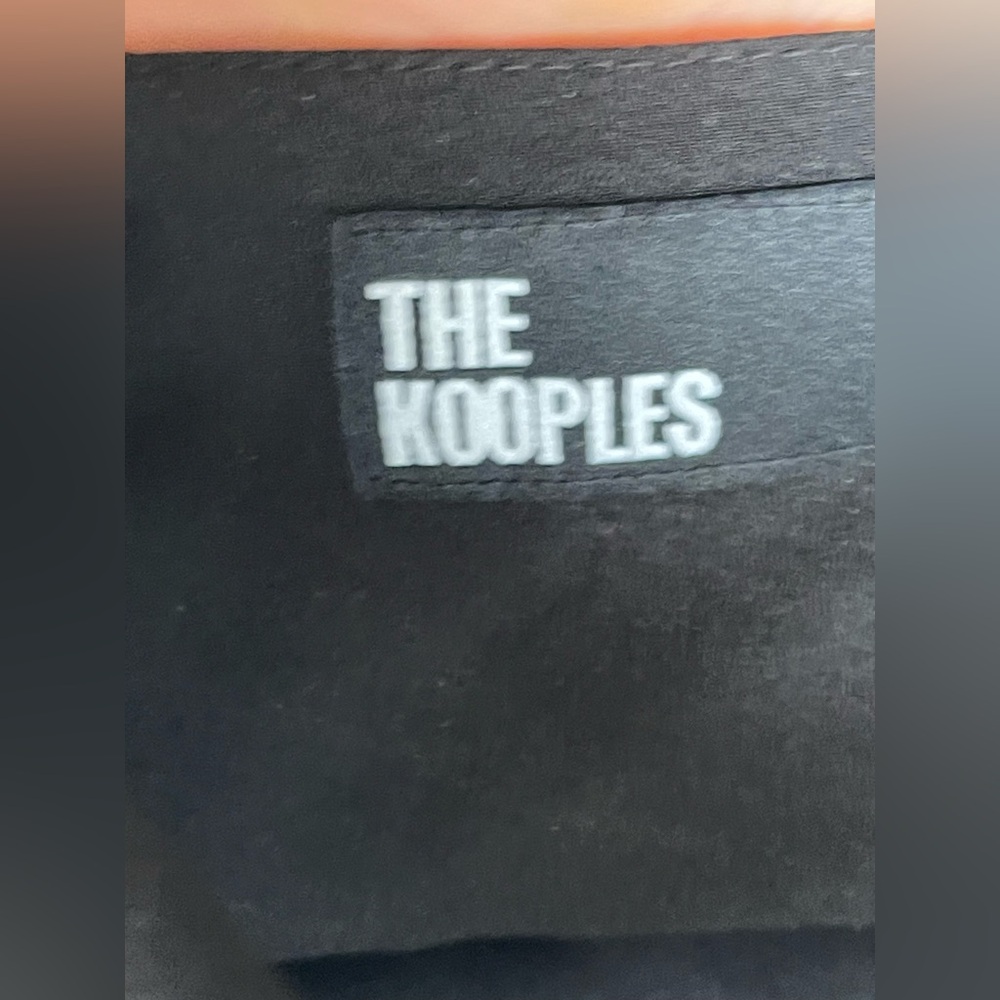 The Kooples NWT Black Ruffled Mini Dress - Picture 5 of 16